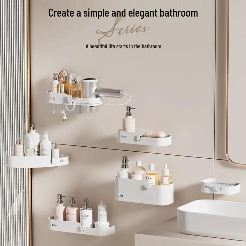 BDO Triangular Wall-Mounted Corner Shelf