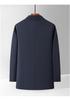 Mid-Length Lapel Business Casual Windbreaker for Men - Spring/Autumn Collection