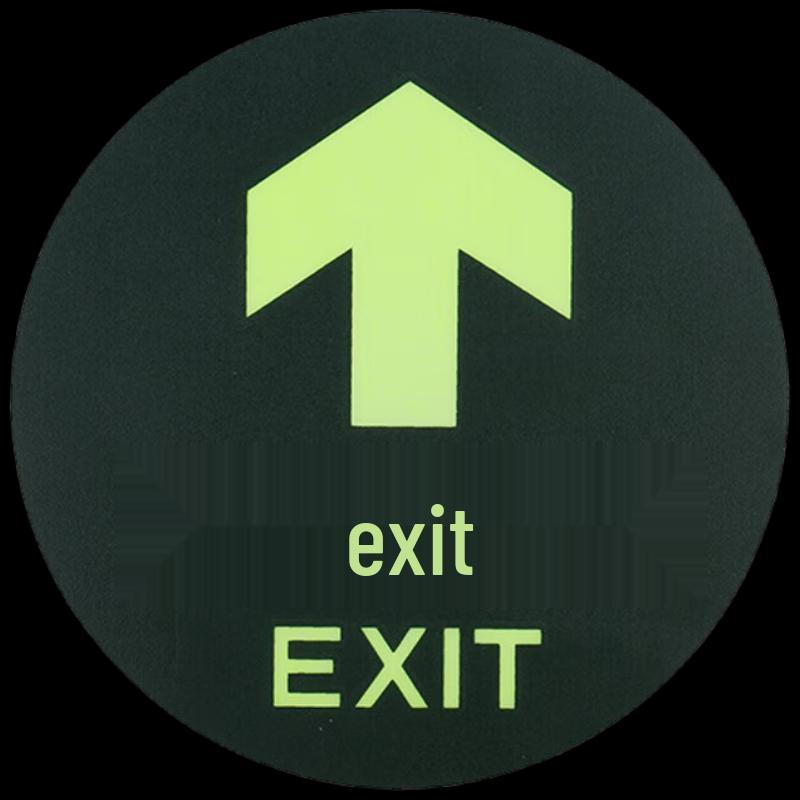 UKGF Reflective Luminous Safety Exit Floor Sticker