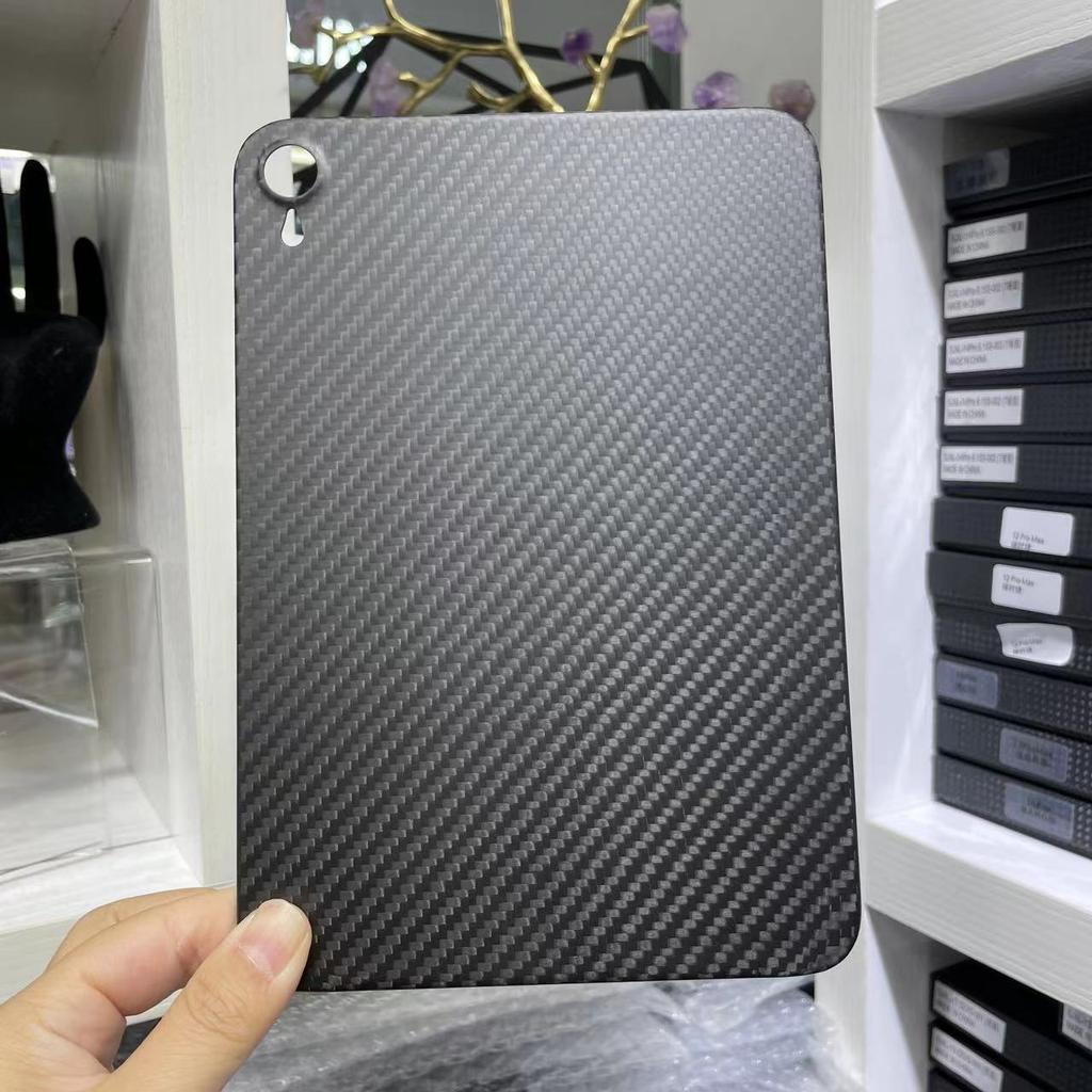 YTF-Carbon Aramid fibre Case for iPad mini6/10/11/12.9inch carbon fibre light thin matte Anti-fall Back Cover for mini6