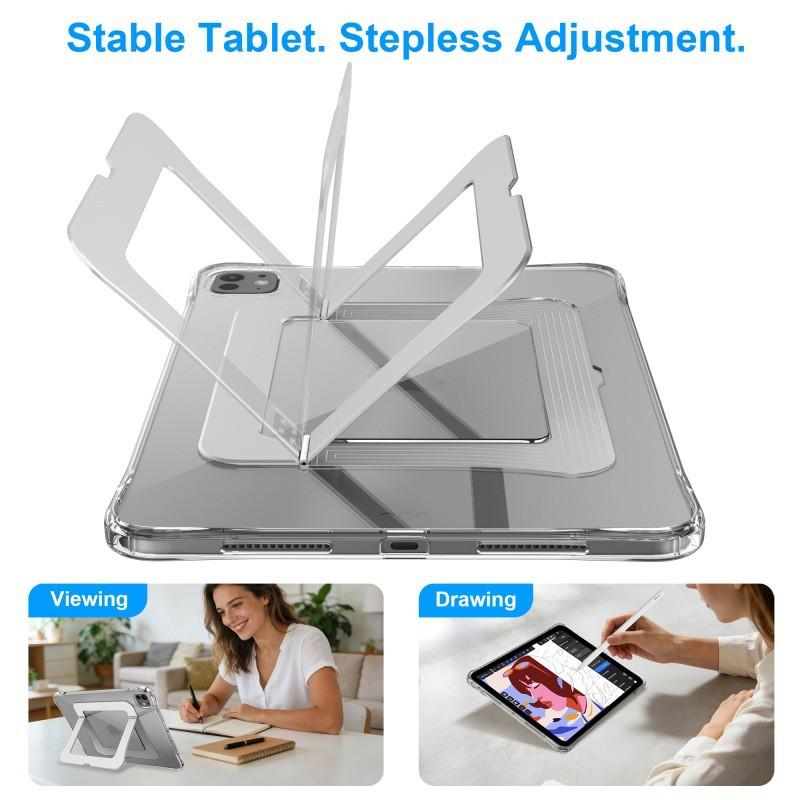 Shockproof TPU Case With Stand IPad 11 Pro Inch Mini 7 Tablet Cover Matte Finish Pure Color Sleeve