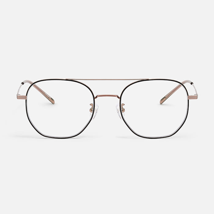 Byumaeb Hey_Full Titanium Ultra-Lightweight Double-Bridge Polygon