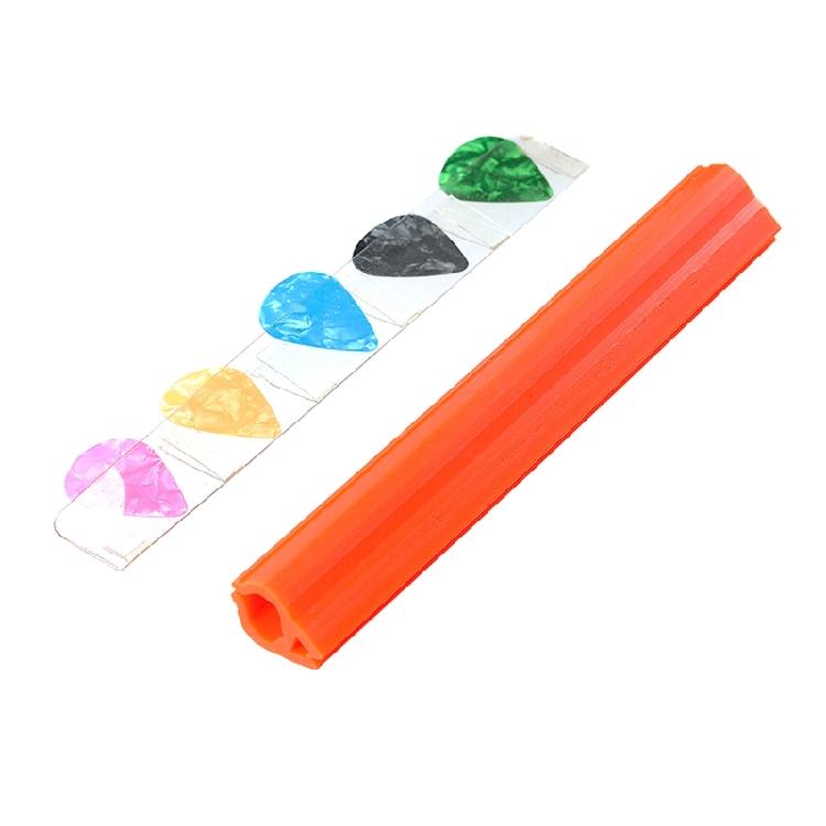

5pcs Light weight Rubbers Pick Holder Electric Guitar Pick Clip Musician Tool for Secure Pick Management 1