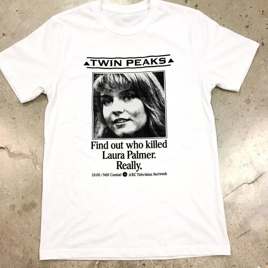 

Laura Palmers Twin Peaks Tshirt Summer New Cotton Retro Unisex Casual Fashion Tshirt Luxury Unisexs Clothing Drip Clothing 4XL