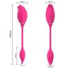 2 In 1 Vibrating Egg with Clitoris Sucking Vibrator G-Spot Clitoris Stimulator Nipples Clit Sucker Lady Sex Toys for Womans
