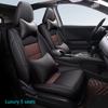 Luxury Styling Car Seat Cover For Honda Vezel HRV XRV 2014-2019 Embroidered Badge Waterproof Leather Auto internal Accessories