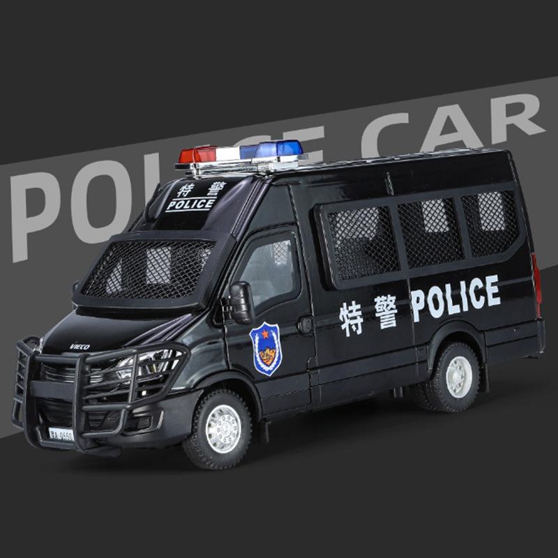 1:24 sakausējuma ātrās palīdzības automašīnas modelis
