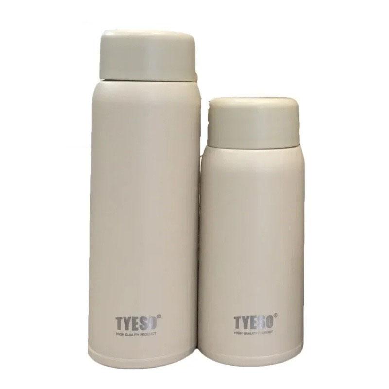 Tyeso Stainless Steel Pocket Insulated Water Bottle Cute Compact Straight Cup High-Quality Stylish Drinking Mug for Hydration