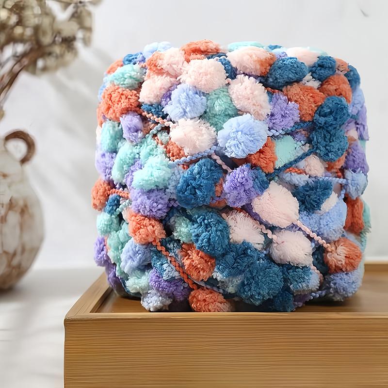 100g Space-Dyed Garment Accessories Mixed Color Handmade Crochet Knitting Weaving Thick Yarn Plush Multi-Color