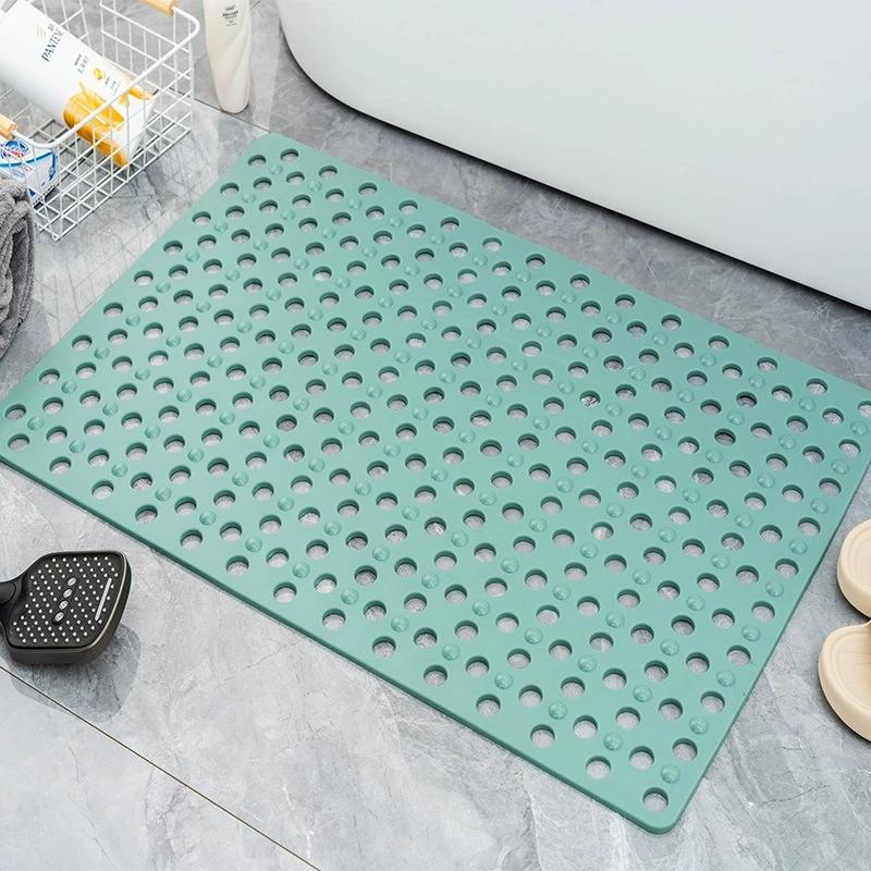 

TPR Non-Slip Bath Mat with Suction Cups Shower Bathtub Mat Anti-Fatigue Bathroom Floor Mat Massage Foot Pad 36*69cm