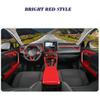 BOYOUS 3PCS ABS Molding Trim Sticker Cover Auto Accessories Interior Decoration for Toyota RAV4 2019 2020 2021 2022 2023 2024 2025, Not Fit Rav4