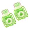 2Pcs Double-Sided Binder Clip Creative Drinks Memo and Snack Bag Clips