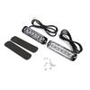 2pcs DC 12/24V 6LED Emergency Strobe Light Warning Strobe Light Emergency Light Flashing Lamp