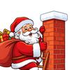 Holiday Wall Sticker Christmas Santa Claus Switch Sticker, Light Decal for Xmas Holiday, Easy Peel Stick Removable Self-Adhesive Living Room