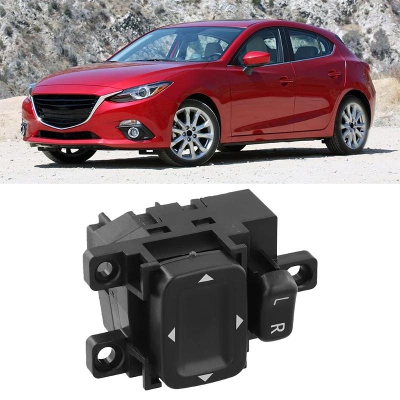 Mirror Selector Control Button, Vehicle Door Mirror Adjuster Pad with Four-Way Layout for Repair Work, Replacement Part UR7966600 UR79-66-600