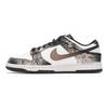 Nike Dunk Cushioning Low top Skateboard Shoes Women's Black Gold CW1590-100(Team82-S-BOX)