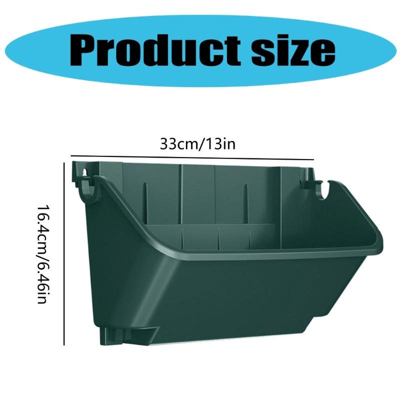 Pack Of 4 Wall Mounted Outdoor Vertical Planter Space Saving Design For Small Gardens And Patios