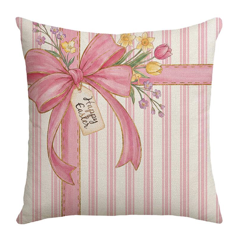 Easter Pillowcases with Spring and Bunny Designs Sofa bed cushion cover sleeping pillowcase home bedroom decoration