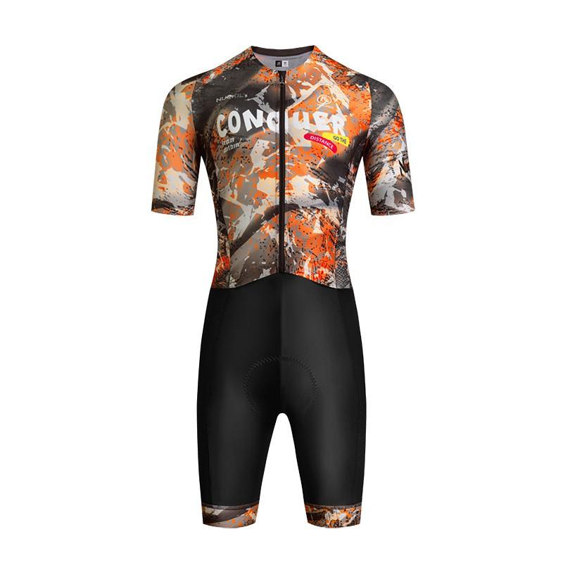 NUCKILY Mens Cycling Suit Quick Dry Breathable Sun Protection Road Bike Racing Jersey