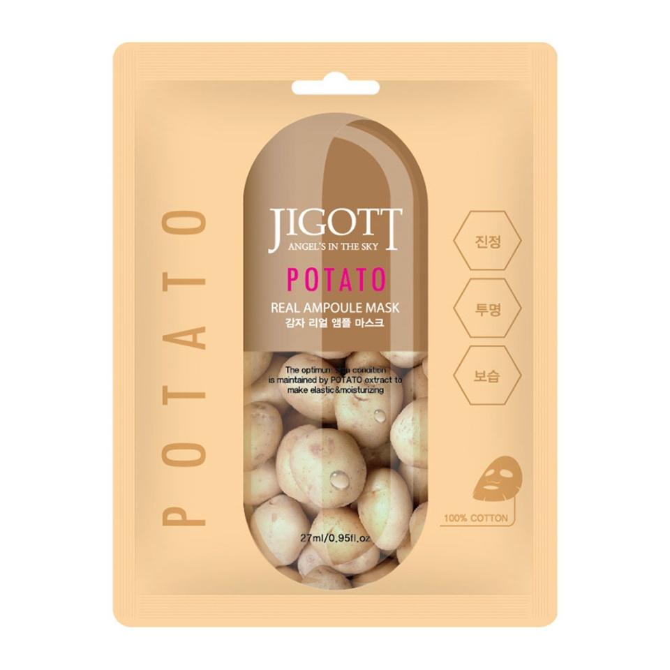

JIGOTT POTATO REAL AMPOULE MASK Тканевая маска для лица с экстрактом картофеля