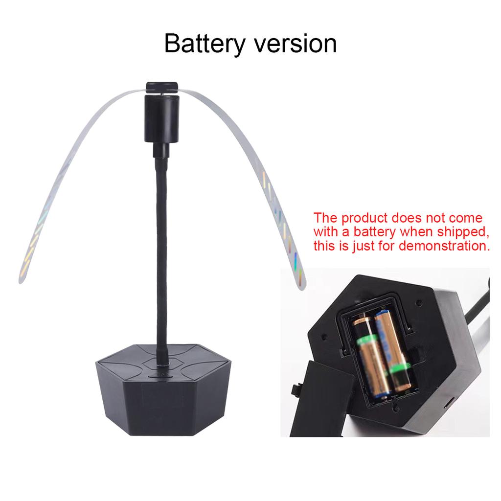 USB Rechargeable Retractable Fly Repellent Fan: Portable Outdoor Bug Zapper for Patio & Camping (Battery Powered)