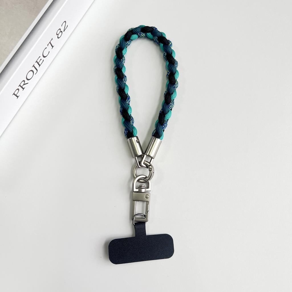 Creative Hand-Woven Mobile Phone Lanyards, Wristbands, Short Rope Strings, Pearl Jewelry, Pendants, Safety Anti-Loss Ropes