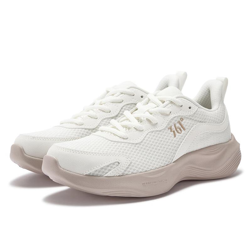 361° Women's Breathable Commuting Thick-Soled Cushioned Casual Running Shoes