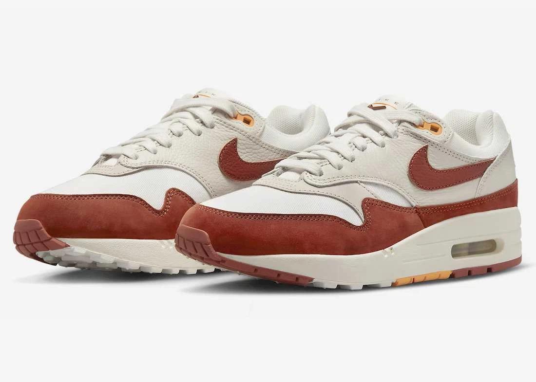 

FD2370-100 Nike WMNS Air Max 1 Грубый Оранжевый и Парус US 11.5W