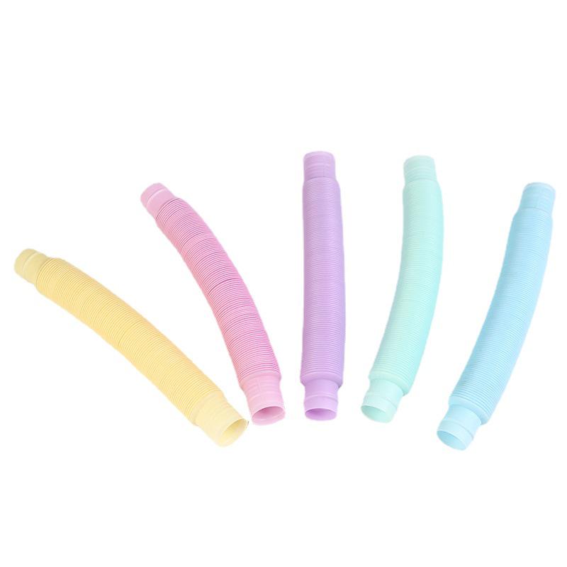 Macaron 29mm Telescopic Tube: Venting Decompression Toy Corrugated POP Tube
