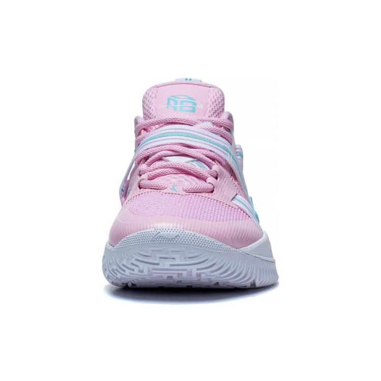 Li Ning Fury TPU Cushioning Support Low top Basketball Shoes Men's First Pink Lotus ABFT019-6