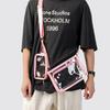 Jelly Bag Square PVC Transparent Chest Bag Fashion Travel Waterproof Fanny Pack Portable Simple Clear Crossbody Bag Outdoor