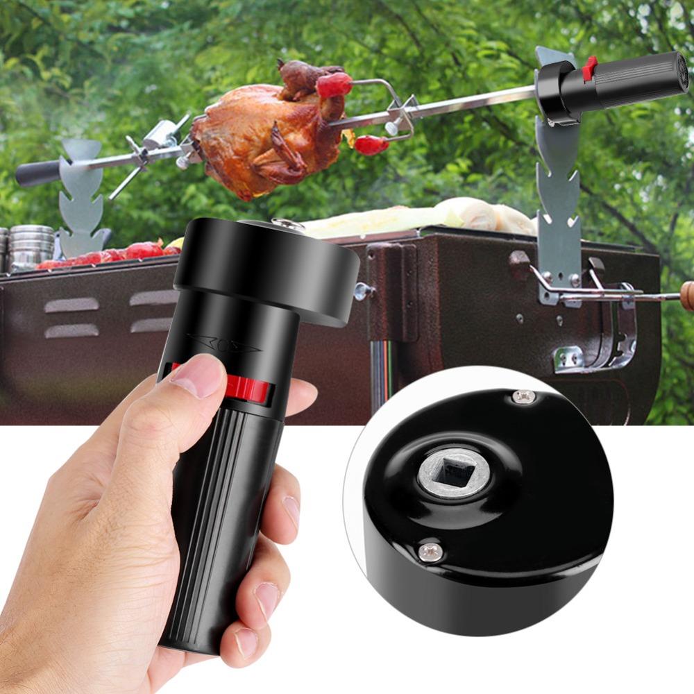 Electric Barbecue Grill Rotisserie Motor Plastic Alloy Low Noise BBQ Roast Bracket Motor Variable Speed System Compact