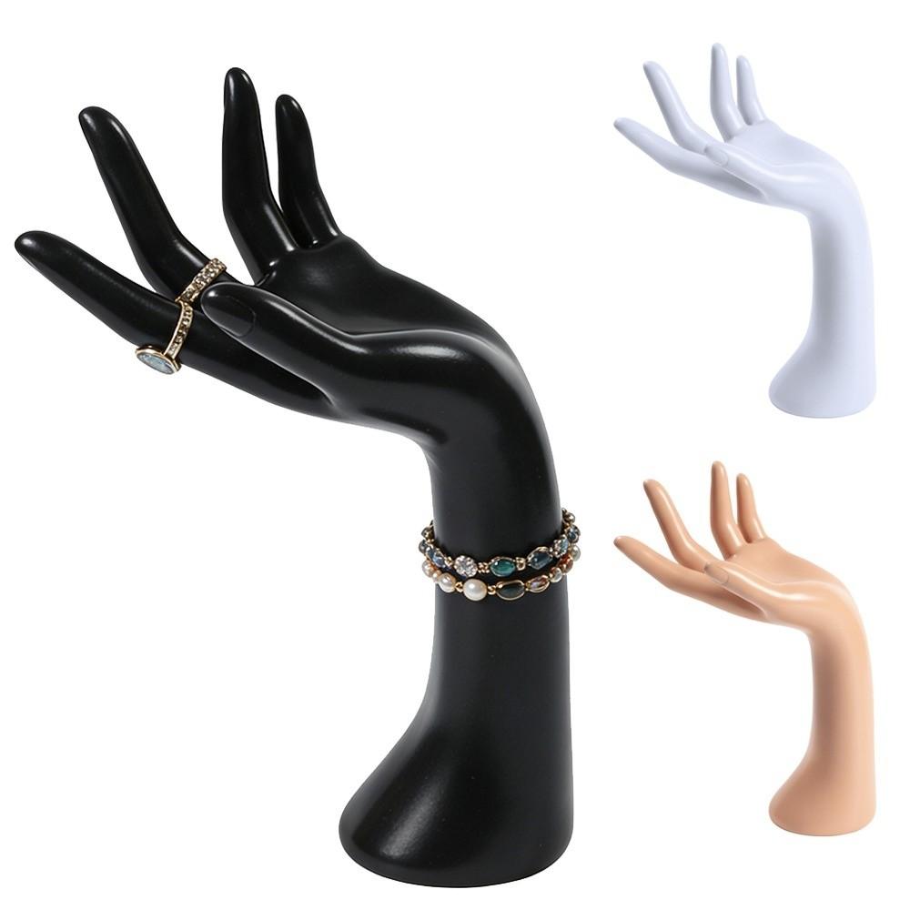 Elegantní 29cm figurína ruky 3 barvy PVC Kroužek Stojan na vystavení Realistický stojan na vystavení náramků