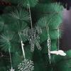 Green Transparent Christmas Ornament S-shaped Hanging Hook for Tree Decoration