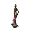 Design Handicraft Ethnic Customs Tribal Lady Figurines Resin Crafts Desktop Ornament African Statue