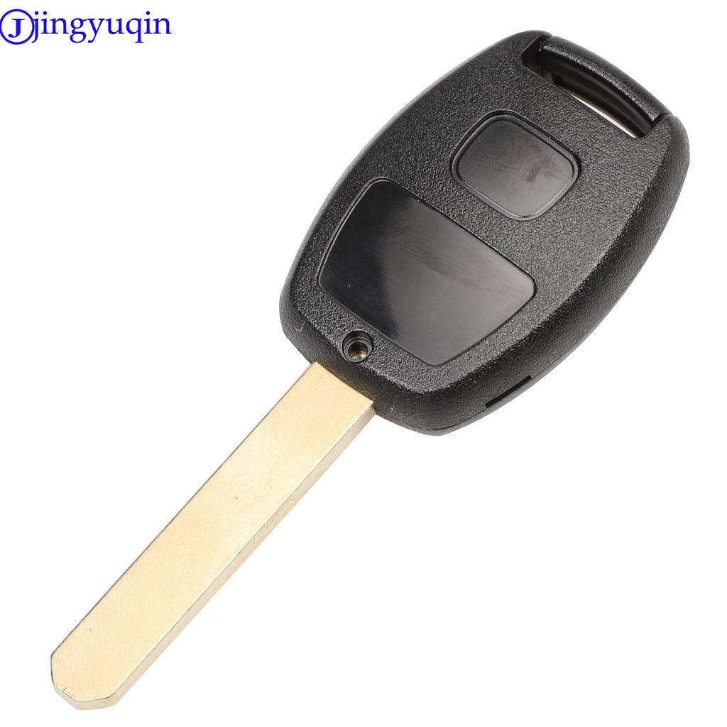 jingyuqin 2/3/4 Buttons Car Key Case Shell Remote Fob Cover For Honda Cr-V Civic Insight Ridgeline 2003 2008 2009