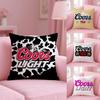 Klassische C-Coors Kissenhülle Plüschstoff Weich Doppelseitig Bedruckt Sofa Warm Winter Zuhause Geschenk Kissenbezug
