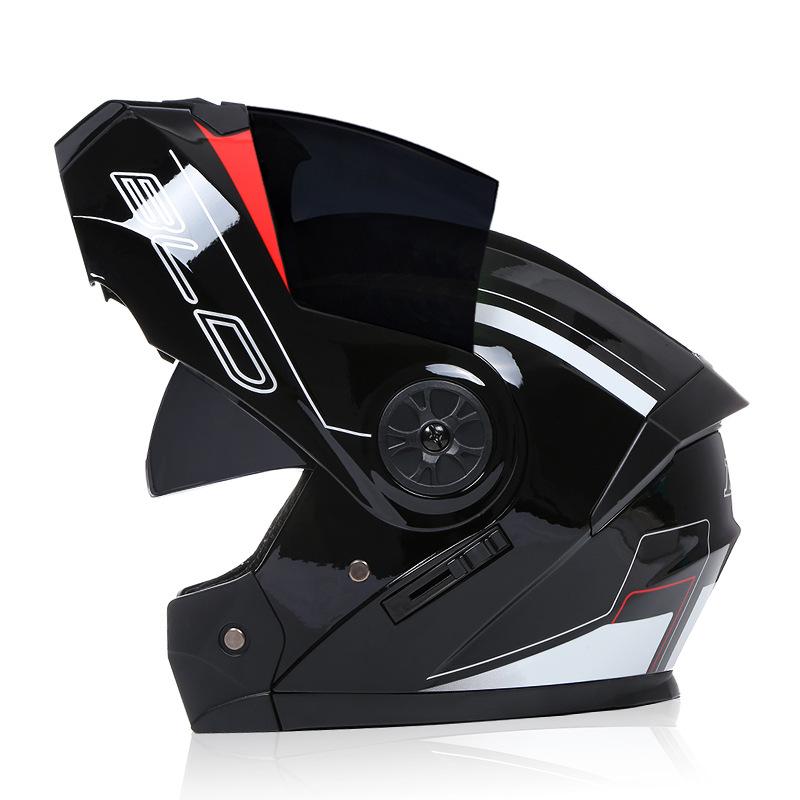 DOT Approved Personalised Flip Up Motorcycle Helmet For Men Women Safety Downhill Motocross Racing Modular Full Face Casco Moto