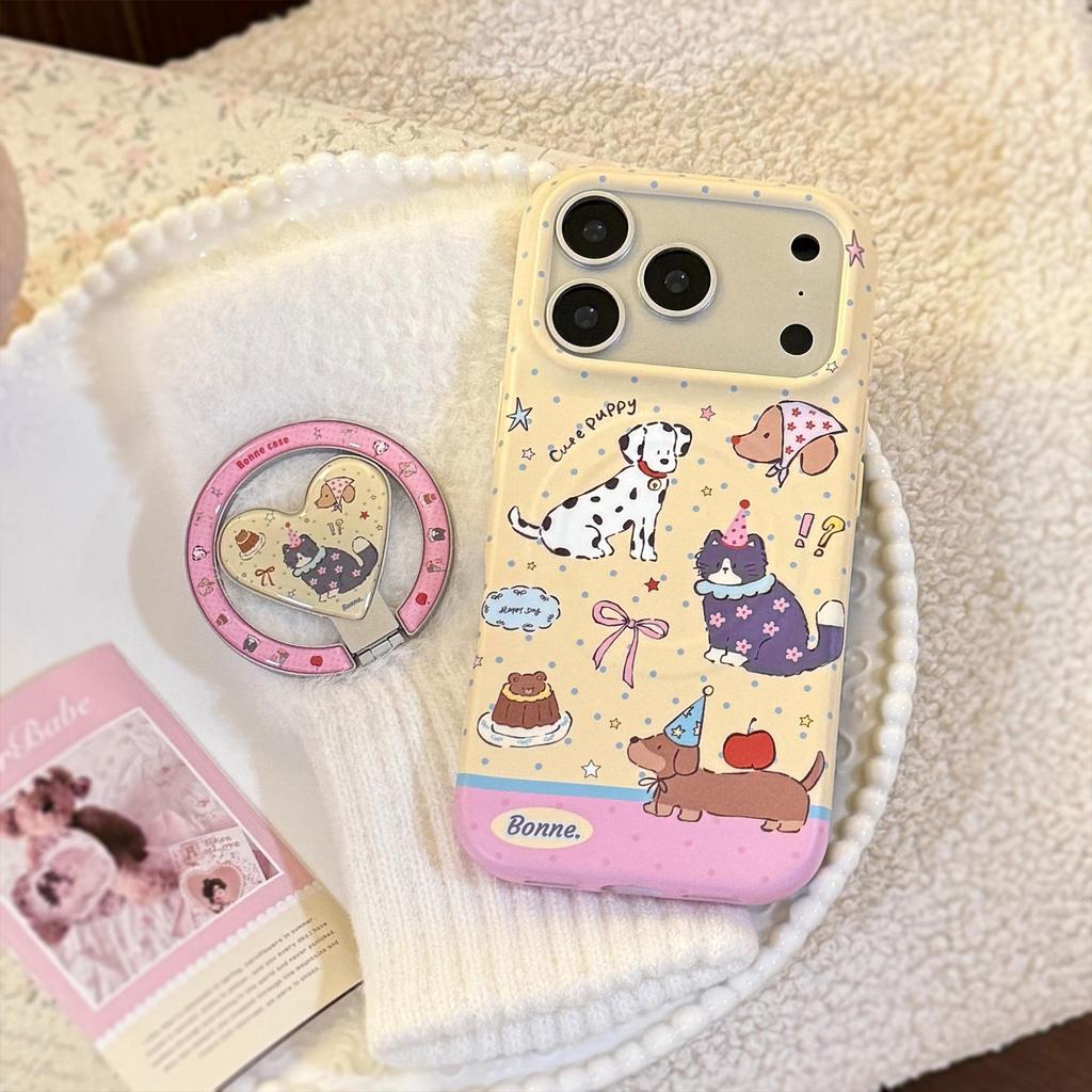 Cute Animal Magnetic Phone Case Compatible with iPhone 16, iPhone 17, and iPhone 17 Pro Max