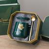 Shangqi Ceramic Coffee Mug with Lid and Spoon