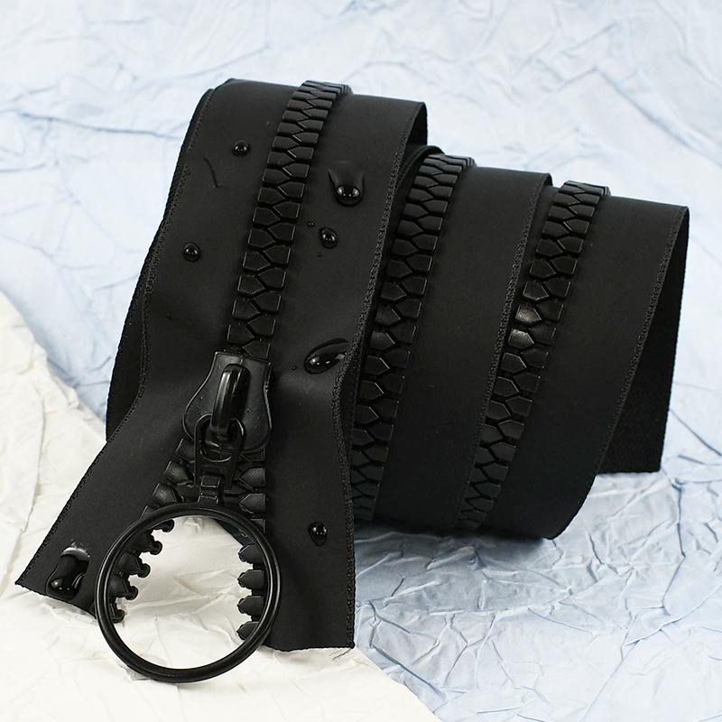 Meetee 1-5M 5# 8# Waterproof Resin Zippers with Zipper Puller Backpack Jacket Zip Sewing Garment Repair Kit DIY Accessories