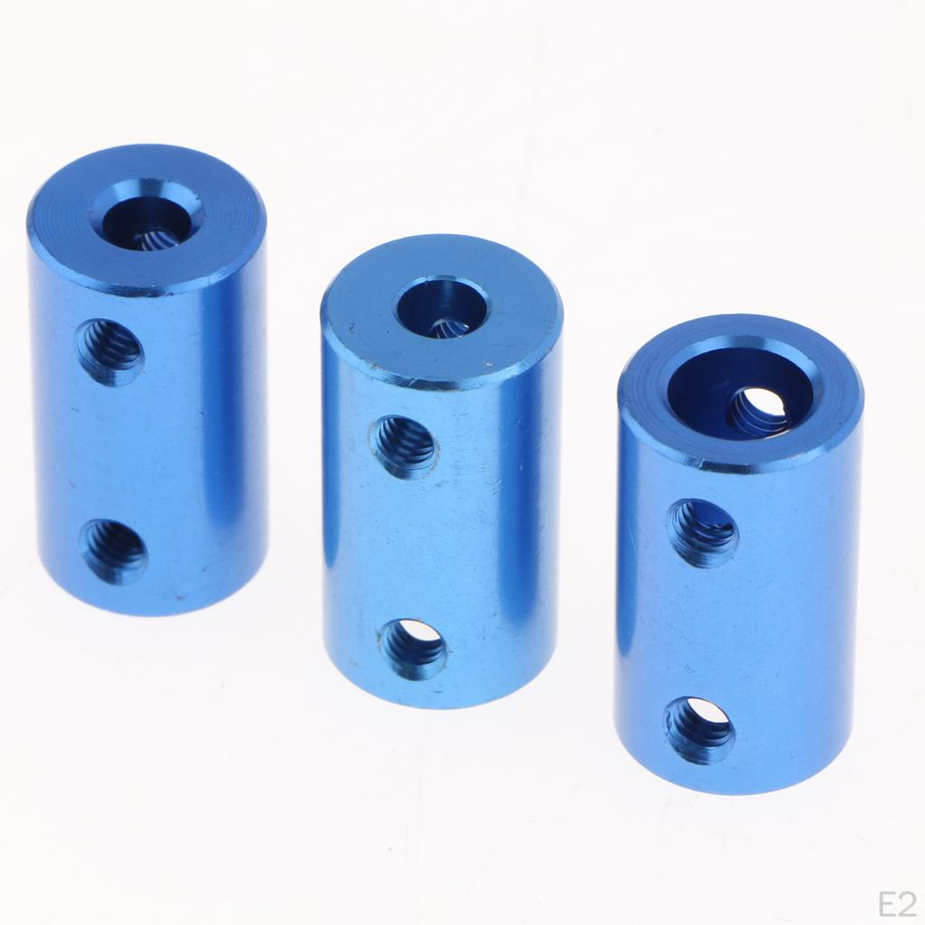 Parts Shaft Rigid Coupling Motor 4x Screws Blue