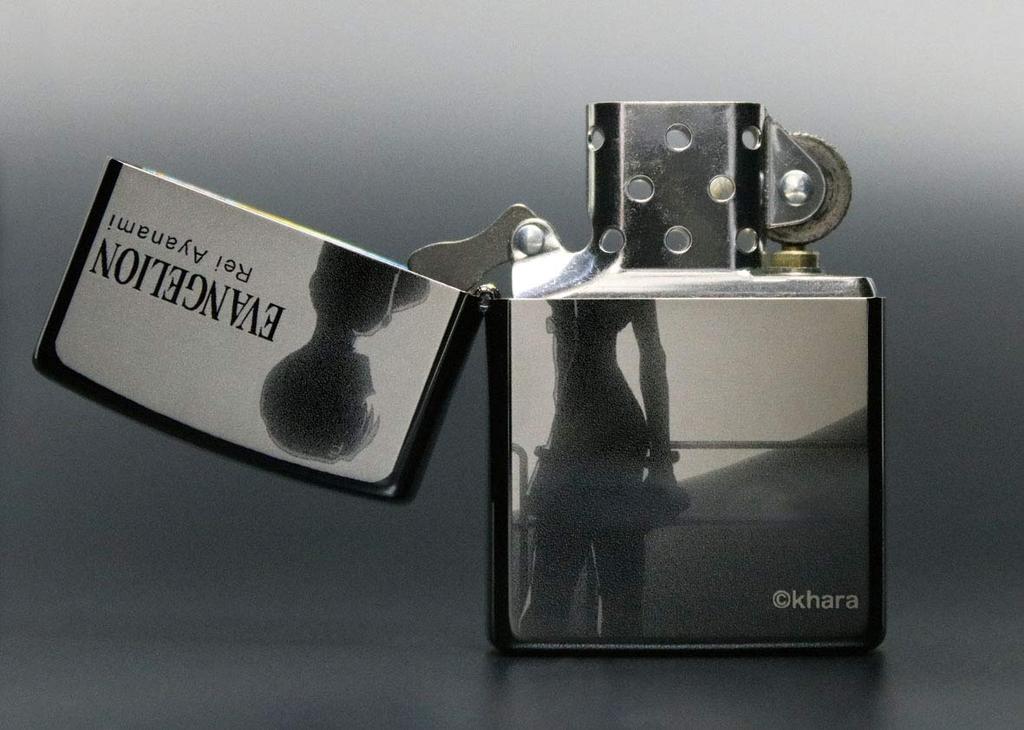 ZIPPO Lighter New Theatrical Edition Rei with Moon - Evangelion - (Official Import)