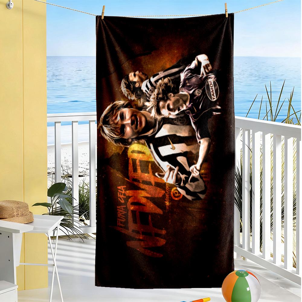 Juventus Star Action Beach Towel Quick-Dry Soft Microfiber Comfortable Lightweight