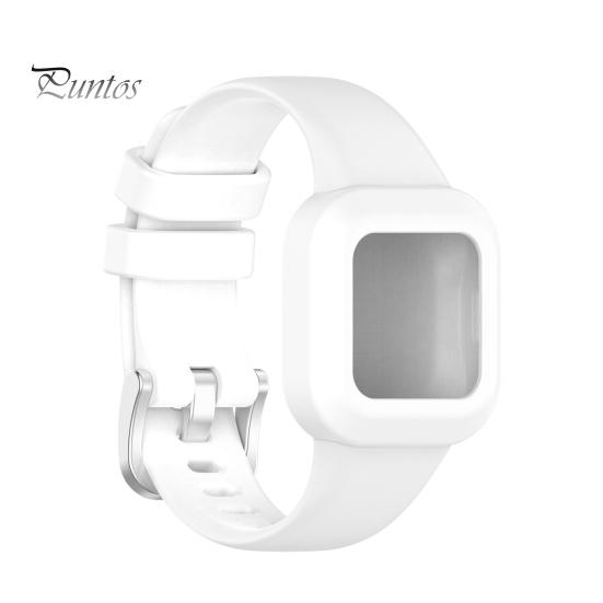 Silicone Watch Band One-piece Soft Wrist Bracelet Strap Watchband for Garmin Fit JR3/Vivofit Jr.3