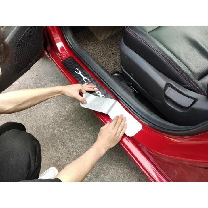 Car Accessories for Mitsubishi asx Leather Door Sill Protector Scuff Plate 10-20