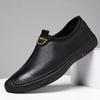 Fashion Spring Autumn Leather Slip-on Loafers for Women Fashion Light Soft-soled Men's Driving Shoes Designer Business Dress Shoes Male