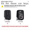 JBH4 Zinc Alloy Leather Car Key Case Cover Shell for Lexus IS250 IS300C RX270 CT200H 450h 460h GX400 GX460 ES240 ES350 LS460 GS300