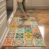Retro Kitchen Floor Mat Quick-drying Floor Rug High Quality Doormat  Household