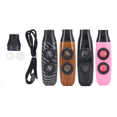 Flet Kazoo Dwudziurkowy Flet Regulowany Instrument Dęty Muzyczny z Membraną do Gry Występów Instrument Flet Kazoo